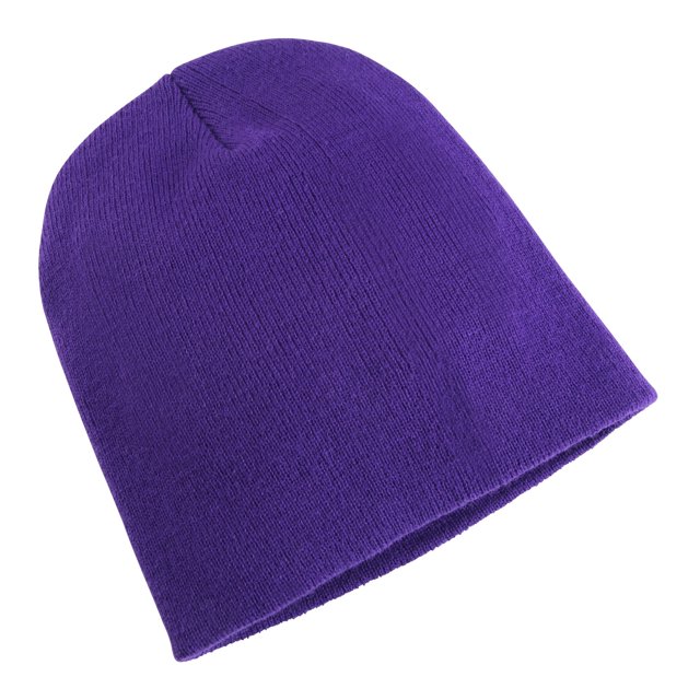 Yupoong - Gorro de invierno largo y grueso Modelo Heavyweight unisex hombre mujer (Púrpura)