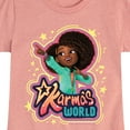 thumbnail image 3 of Karma's World - Logo - Toddler And Youth Girls Fitted Short Sleeve Graphic T-Shirt, 3 of 5