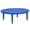 Blue, variant on Flash Furniture Wren 45'' Round Green Plastic Height Adjustable Activity Table