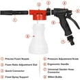 thumbnail image 6 of Snow foam Gun Sprayer, 900ml Adjustable Car Cleaning Foam Lance, Garden Watering Tool Fit Universal Garden Hose, Foam Sprayer for Car House Washing Watering, 6 of 7