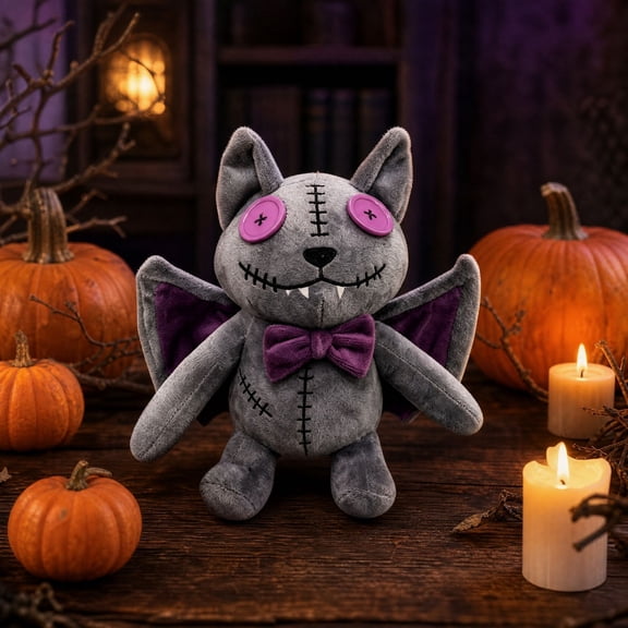 Clearance! Halloween Gothic Plush Toy - Bat Stuffed Animal, Cute Plushies, Plush Figurine, Plush Figure Toys, Stuffed Animals for Girls, Baby Toys, Spooky Gift