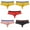 2 Yellow+Black+Light Pink+Red, variant on 5pack Men's Spandex Boxer Briefs Elastic Waistband Underwear Comfortable Boxershorts Pouch Mini Sunbathing Trunks Underpants White+Black+Light Pink+Yellow M