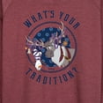 thumbnail image 3 of Frozen 2 - Whats Your Tradition - Women's Lightweight French Terry Long Sleeve Shirt, 3 of 5