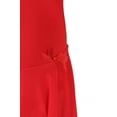 thumbnail image 4 of Elowel Girls' Ruffle Short Sleeve Skirted Leotard Red (size-8-10 ), 4 of 5