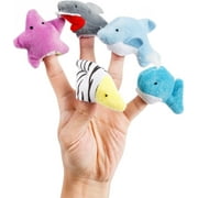 FZFLZDH 20 PCS Animal Finger Puppets Toys for Kids Toddlers Stocking Stuffers with Soft Velvet Dolls Toys for 2 3 4 5 6 7 8 9 10 Year Old Boys Girls Kids toddlers Gift Presents