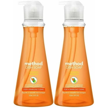 method Sparkling Liquid Dish Soap, 18 Fluid Ounce, 2 Count