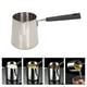 thumbnail image 1 of Milk Frother Cup, 201 Acero Inoxidable Manejo Largo Fácil Cleanes Lanzador De Lana De Espuma Jaraba De Leche Con Jarra De Café Lanzador De Café De Escala De Textura Brillante, 1 of 7