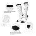 thumbnail image 3 of Logiee Lavender Flowers Print Gift Stocking Stuffers,Adult Stockings,Novelty Socks,Funny Socks Birthday Running Walking Sleeping, 3 of 6