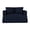 Navy Blue, variant on Sunset Trading Newport Slipcovered 52" Wide Chair and A Half | Stain Resistant Performance Fabric | 2 Throw Pillows | White