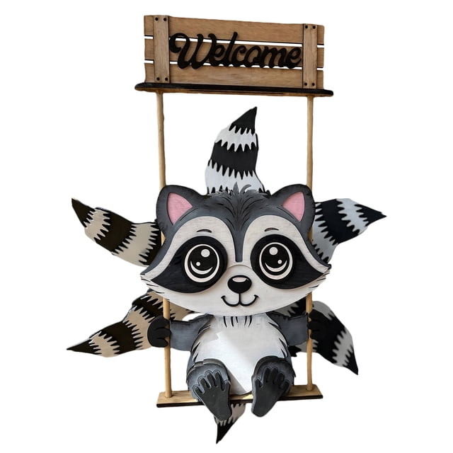 Animal Windspinner Decoration for Garden Wood with Adorable Animal Design and Mesmerizing Movement