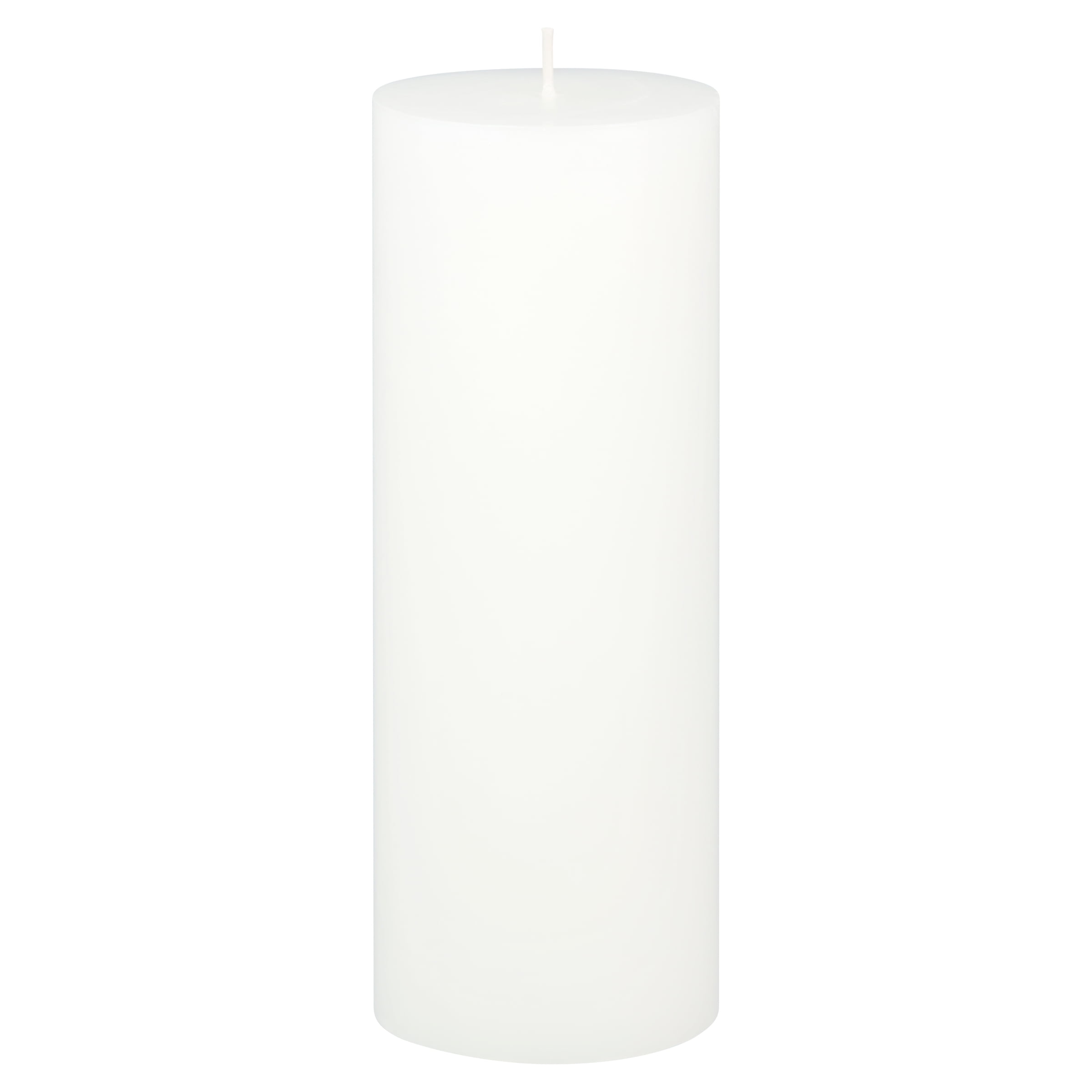 Mainstays Unscented Pillar Candle, 3x8 inches, White