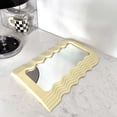 thumbnail image 5 of Aesthetic Wave Pattern Irregular Frame Mirror, Decorative Desk Wall Mirror For Living Room Bedroom Hallway Home DecorGift, 5 of 5
