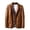a-Khaki438135, variant on VNKIDY Men's Coat Autumn Winter Solid Color Leather Jacket With Lapel Long Sleeve Button Front Classic Style Versatile Coat For Casual Daily Streetwear Activities Relaxed Fit Outerwear