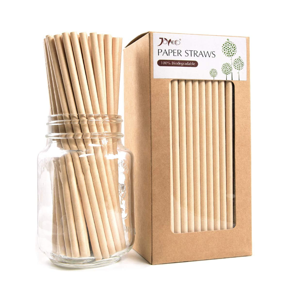 Paper Straws Biodegradable Drinking Straw Plasticless 100