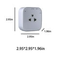 thumbnail image 3 of Sidaley Enchufe inalámbrico Protección inalámbrica contra cortocircuitos Conveniencia Suministros para el hogar Accesorios para el hogar de Type2 NO2, 3 of 6