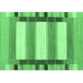 thumbnail image 1 of Ahgly Company Indoor Rectangle Abstract Emerald Green Contemporary Area Rugs, 7' x 10', 1 of 4