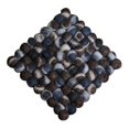 thumbnail image 2 of Posavasos, posavasos cuadrados, hechos de bolas de fieltro de colores, 2 piezas, 2 of 5