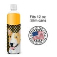 thumbnail image 4 of Bull Terrier Candy Corn Halloween Portrait Ultra Hugger for slim cans, 4 of 6