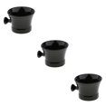 thumbnail image 3 of Vogacara Black Ceramics Men's Shaving Mug Bowl Barber Brush Cup Shave Beard Soap Mug Type1 NO1, 3 of 6