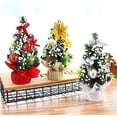 thumbnail image 3 of Mini árbol de Navidad artificial para decoración de mesa festiva, 3 of 5