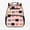 Cartoon Cats, variant on Angel Cat Pattern Design Kid Backpack 13.5 Inch with Handle Polyester Kids Preschool Durable Polyester Backpack for Outdoor Kindergarten