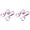 Hot Pink 2PCS, variant on Yoga Mat Strap Adjustable Durable Yoga Mat Carried Stretching Strap Yoga Resistance Exercise Band Fitness Stretching Strap