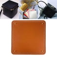 thumbnail image 1 of Vivigirl PU bolsa de cuero parte inferior de la base de la base de la uña almohadilla moldeadora hecha a mano para ganchillo Marrón Colcomx Parte inferior del bolso de tejer, 1 of 6