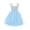 Light Blue, variant on Toddler Girl Tutu Dress Summer Bow-Tie Straps Casual Dresses Princess Flowy Swing A-Line Dress