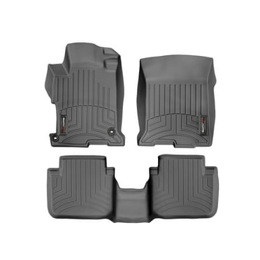 WeatherTech Custom Fit FloorLiners compatible with 2013-2017 Honda Accord - 1st & 2nd Row, Black