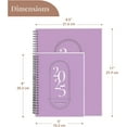 thumbnail image 6 of Rileys & Co 2025 - Annual Weekly & Monthly Aesthetic School Agenda Planner, Jan-Dec 2025 ( 8x6", Lilac ), 6 of 8