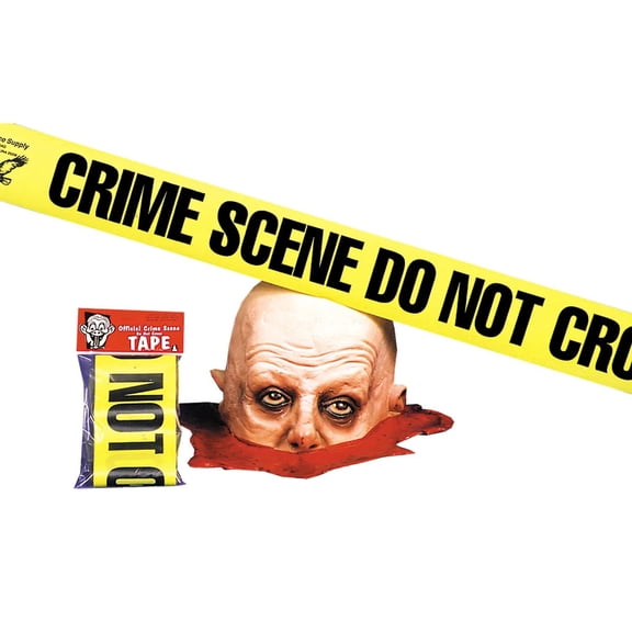 Do Not Cross Crime Scene Tape Halloween Decoration