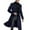 Navy, variant on Mens Autumn And Winter Long Windbreaker Wool Coat Coat Solid Color Slim Body