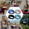 thumbnail image 5 of Lsupdaol 4 Pcs Sweat Headbands for Women Men Cooling Headbands Sweat Absorbing Athletic Wrap Moisture Wicking Sports Hair Bands for Workout, Jogging, Yoga, Cycling, 5 of 14