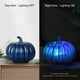 thumbnail image 5 of Linterna de calabaza de cristal azul rosa con luces LED de calabaza temporizadas para Halloween. ¡Muy vendida!, 5 of 5
