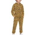 thumbnail image 2 of DISNIMO Leopard Print Hoodie Girls Hoodies Set for Girls Hoodies And Pants Set for Kids Hoodie Set Girls 6-7 Years Old Hoodies Sets for Boys 2 Piece Hoodie Outfits for Girls Pullover Hoodies Soft, 2 of 7