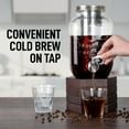 thumbnail image 4 of Zulay Kitchen 1 Gallon Cold Brew Coffee Maker with Thick Glass, Stainless Steel Mesh Filter and Spigot - Iced Coffee Maker, Cold Brew Pitcher & Tea Infuser, 4 of 7