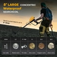 thumbnail image 4 of Naipo Metal Detector for Adults & Kids,Waterproof Professional Higher Accuracy Gold Detector with LCD Display, Adjustable 30" to 42" Gold Detector Outdoor for Gift, 4 of 9