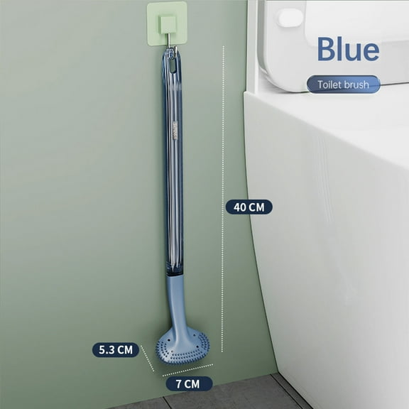 Ywuzuh Toilet Brush Bath Tub Cleaning Brush Long Handle Toilet Brushes for Bathroom-space Saving Covered Brush, Durable, Deep Cleaning