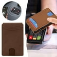 thumbnail image 1 of Tool Series Light Brown Microfiber Slim Card Holder For Men – Multifunctional Wallet With Anti Demagnetization ID Pocket For Daily Use Or, 1 of 7