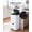 White, variant on PYY 16 Gallon Dual Compartment Kitchen Trash Can for Home Office – Stainless Steel Indoor Recycling & Garbage Bin Combo with Compost Caddy, Removable Odor-Control Buckets, Slow-Close Lid – White