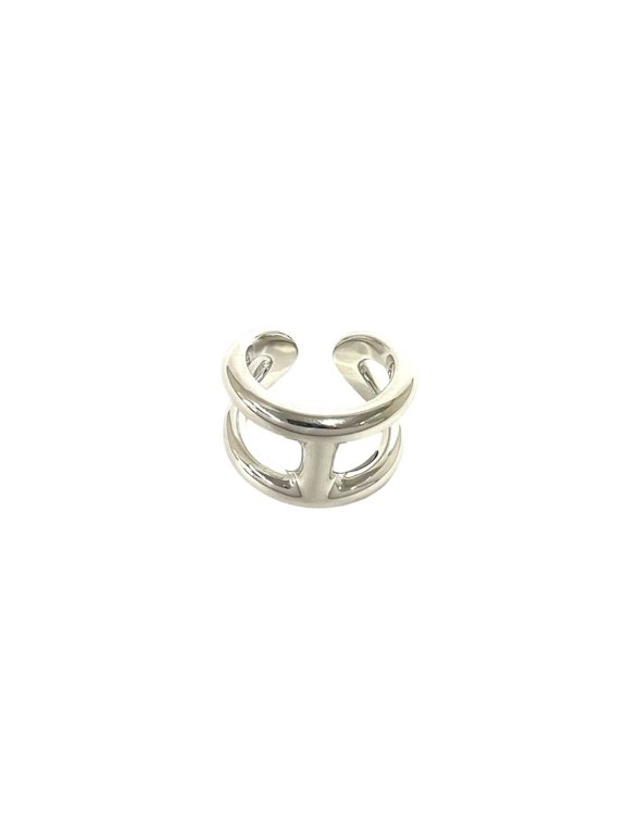 Pre-Owned HERMES Osmo's GM Ring, Sterling Silver 925, Accessory, Item No. 67550