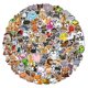 thumbnail image 2 of Lindas Pegatinas De Animales, Pegatinas Impermeables De Pvc, Pegatinas Para Botellas De Agua, 100 Uds., Pegatinas De Animales Bonitos, Pegatinas Impermeables De PVC Para Botellas Anggrek Otros, 2 of 8