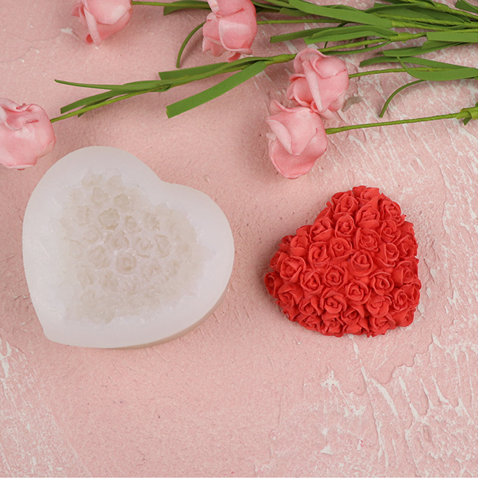3PCS Rose Butterfly Leaf Silicone Mold Small Soap Clay Fimo Chocolate  Sugarcraft Baking Tool DIY Cake Silicone Mold for Baby Shower Party  Birthday