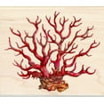 thumbnail image 2 of Inkadinkado Tim Coffey Wood Stamp, Coral, 2 of 2