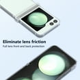thumbnail image 5 of Allytechgroup Slim Clear Phone Case Compatible for Samsung Galaxy Z Flip5, Anti-Yellow Transparent Minimalist Shockproof PC Back Cover for Galaxy Z Flip 5, Clear, 5 of 6