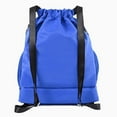 thumbnail image 3 of Drasry Drawstring Backpack Resistant String Bag Swimming Gym Sports Bags (Blue), 3 of 6