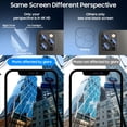 thumbnail image 4 of Protector de pantalla UniqueMe para iPhone 12 Pro Max de 6.7 pulgadas, paquete 2+2, 4 of 9