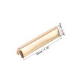 thumbnail image 2 of Unique Bargains Belt Buckle End Tips, 30mm Ribbon Crimp Clasps for DIY Light Golden 24Pack, 2 of 6