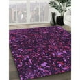 thumbnail image 2 of Ahgly Company Indoor Rectangle Patterned Purple Lily Purple Area Rugs, 2' x 4', 2 of 6