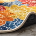 thumbnail image 5 of Miwamany Indoor Outdoor Area Rug, Washable Tropical Floral Non Slip Polyester Carpet with Rubber Backing, Waterproof Patio Mat for Living Room Poolside Backyard Balcony Camping High Traffic Decor, 5 of 5